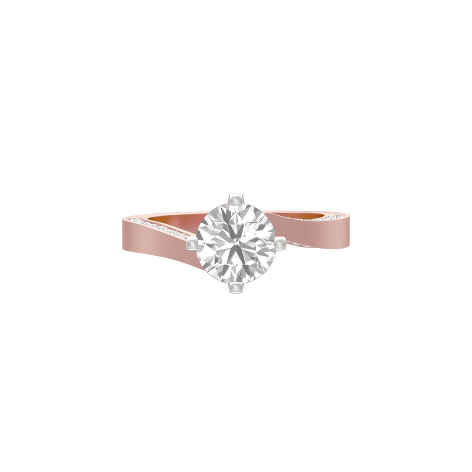 Resilient Love Diamond Engagement Ring 18 KT / Rose Gold / 18
