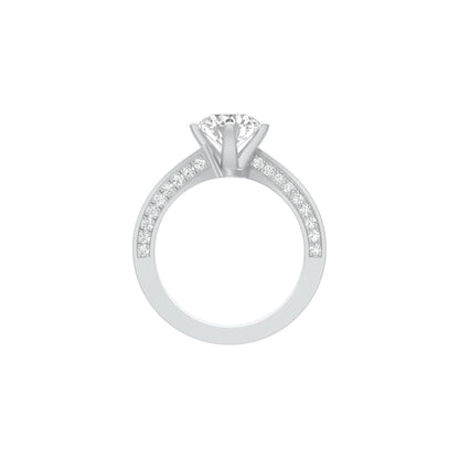 Resilient Love Diamond Engagement Ring 18 KT / White Gold / 18