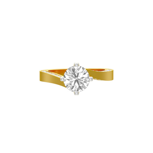 Resilient Love Diamond Engagement Ring 18 KT / Yellow Gold / 18