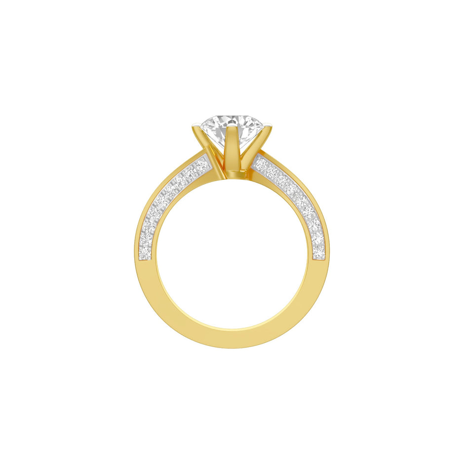 Resilient Love Diamond Engagement Ring 18 KT / Yellow Gold / 18