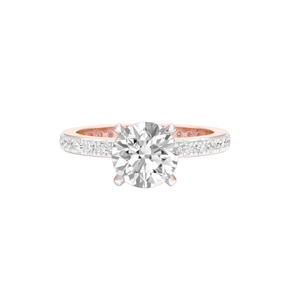 Locked in Love Diamond Engagement Ring 18 KT / Rose Gold / 22