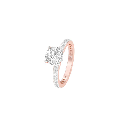 Locked in Love Diamond Engagement Ring 18 KT / Rose Gold / 22