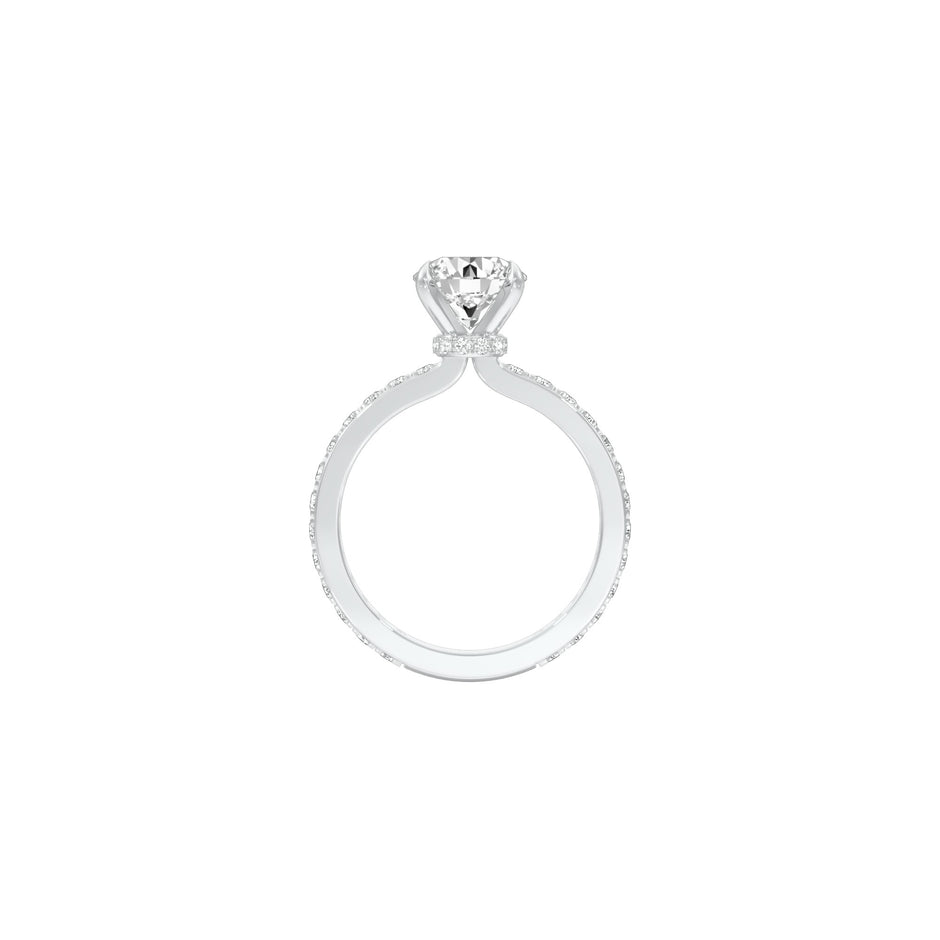 Locked in Love Diamond Engagement Ring 18 KT / White Gold / 22