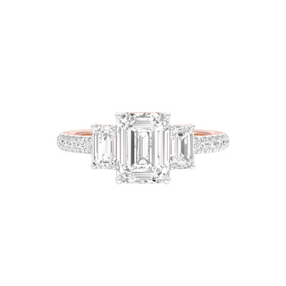 Engaged Bliss Diamond Engagement Ring 18 KT / Rose Gold / 22