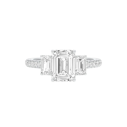 Engaged Bliss Diamond Engagement Ring 18 KT / White Gold / 22