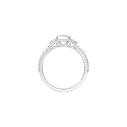 Engaged Bliss Diamond Engagement Ring 18 KT / White Gold / 22