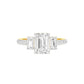 Engaged Bliss Diamond Engagement Ring 18 KT / Yellow Gold / 22