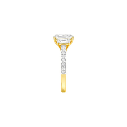 Engaged Bliss Diamond Engagement Ring 18 KT / Yellow Gold / 22