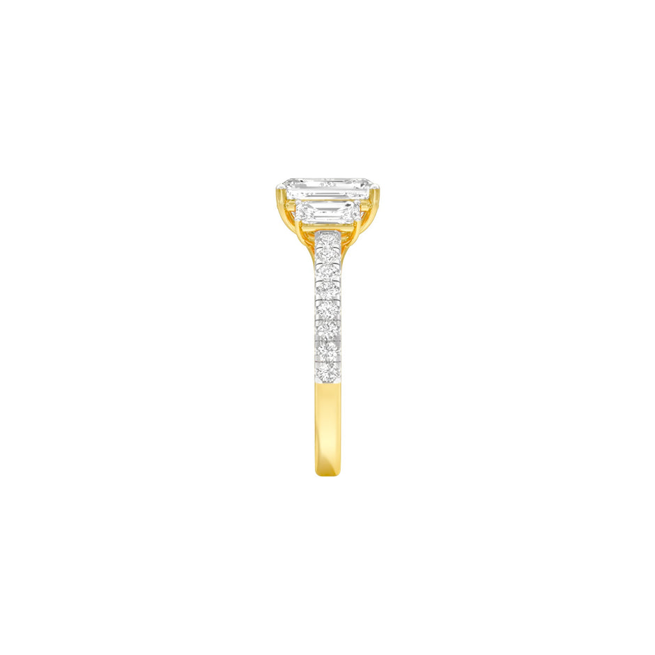 Engaged Bliss Diamond Engagement Ring 18 KT / Yellow Gold / 22