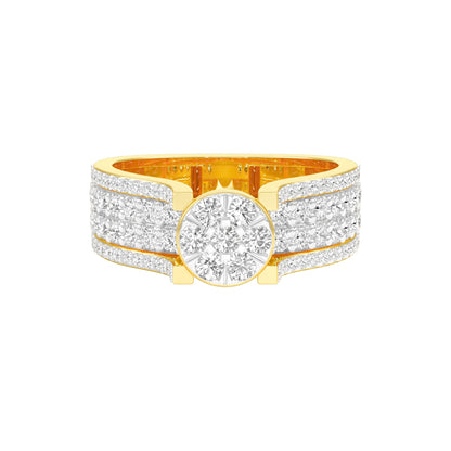 Won Forever Diamond Engagement Ring 18 KT / Yellow Gold / 22