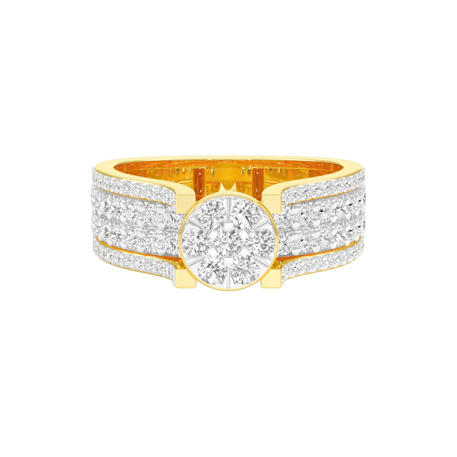 Won Forever Diamond Engagement Ring 18 KT / Yellow Gold / 22