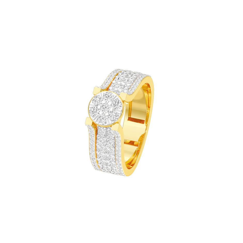 Won Forever Diamond Engagement Ring 18 KT / Yellow Gold / 22