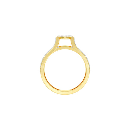 Won Forever Diamond Engagement Ring 18 KT / Yellow Gold / 22