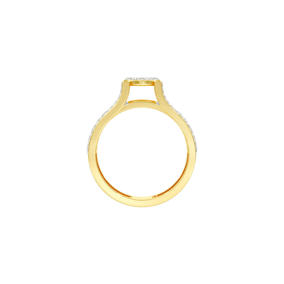 Won Forever Diamond Engagement Ring 18 KT / Yellow Gold / 22