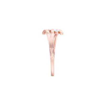 Casual Glimmer Diamond Ring 18 KT / Rose Gold / 22