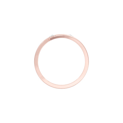 Casual Glimmer Diamond Ring 18 KT / Rose Gold / 22