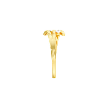Casual Glimmer Diamond Ring 18 KT / Yellow Gold / 22