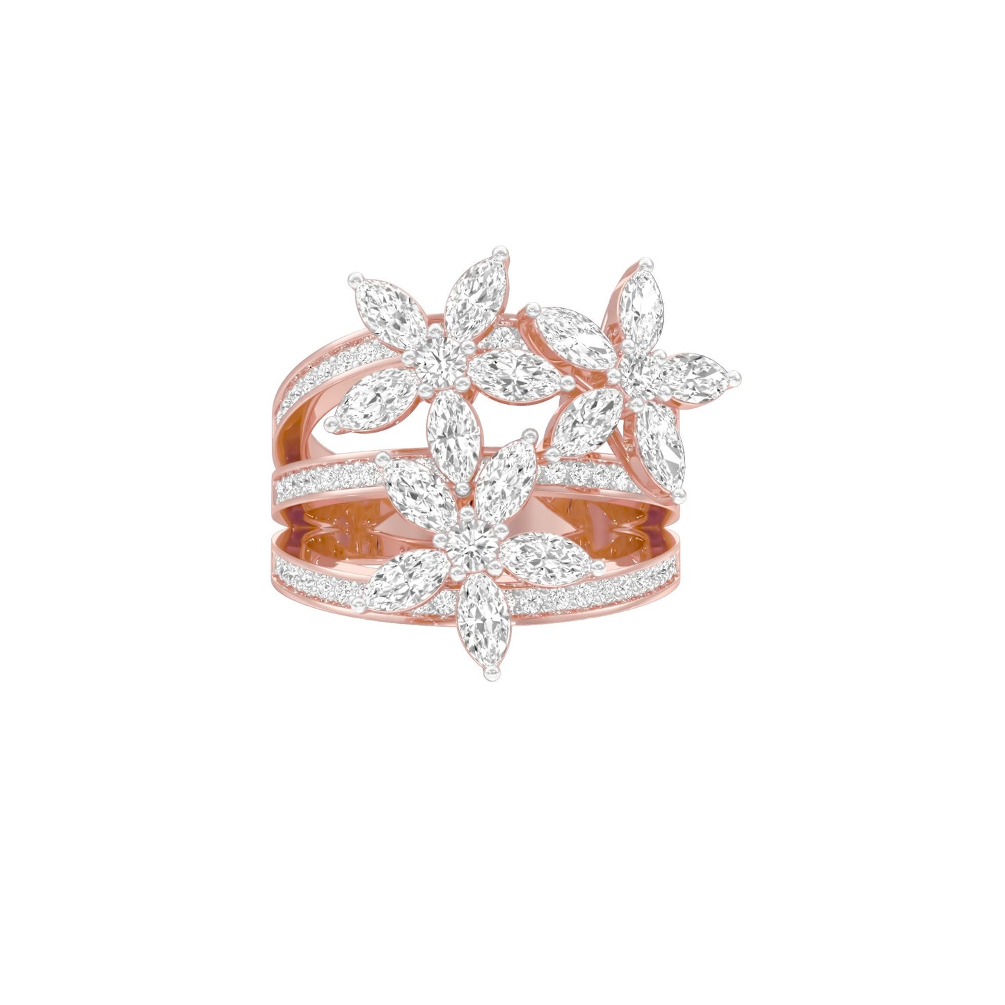 After Hours Glow Diamond Ring 18 KT / Rose Gold / 22