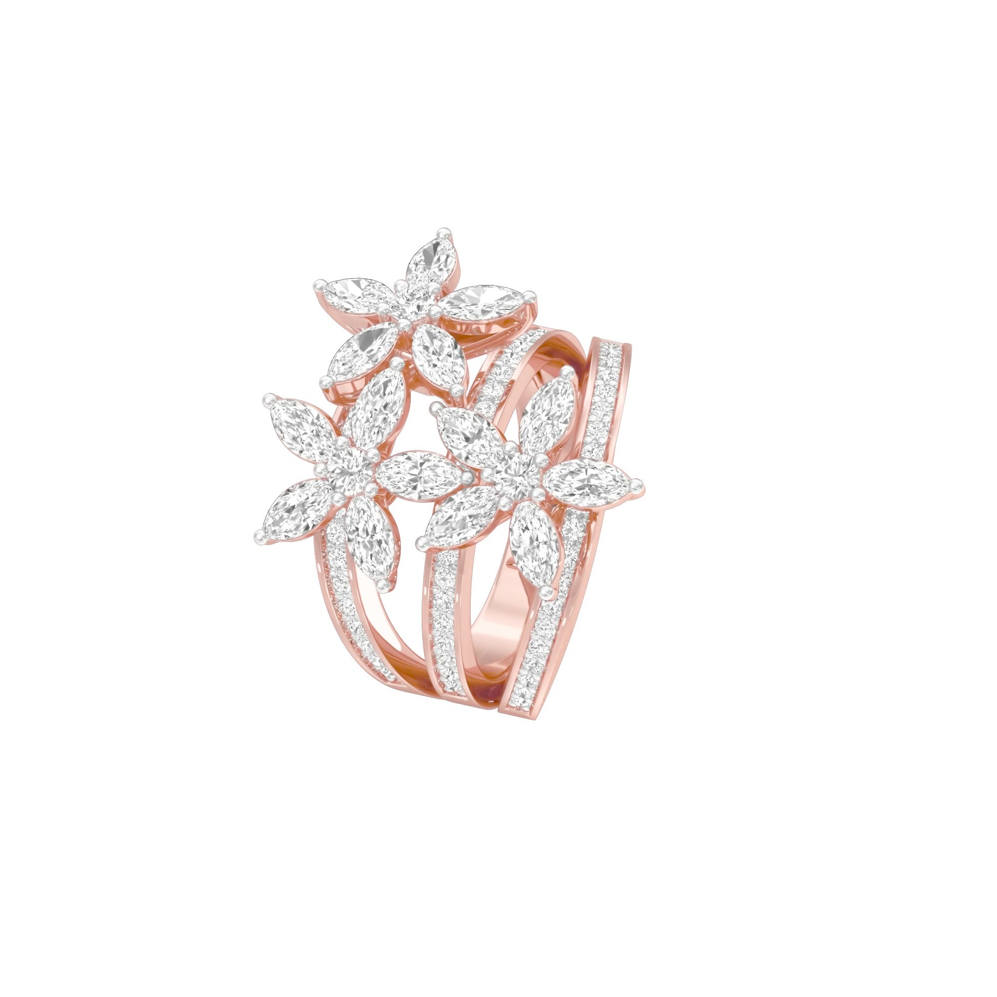 After Hours Glow Diamond Ring 18 KT / Rose Gold / 22
