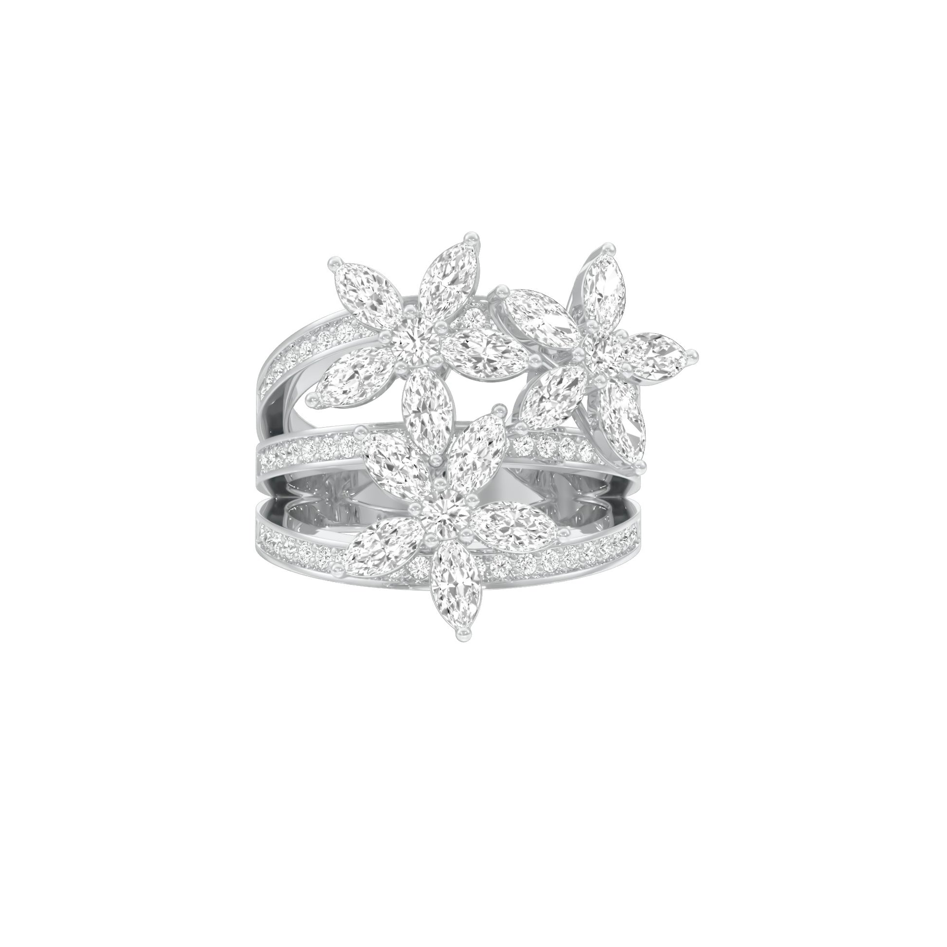 After Hours Glow Diamond Ring 18 KT / White Gold / 22