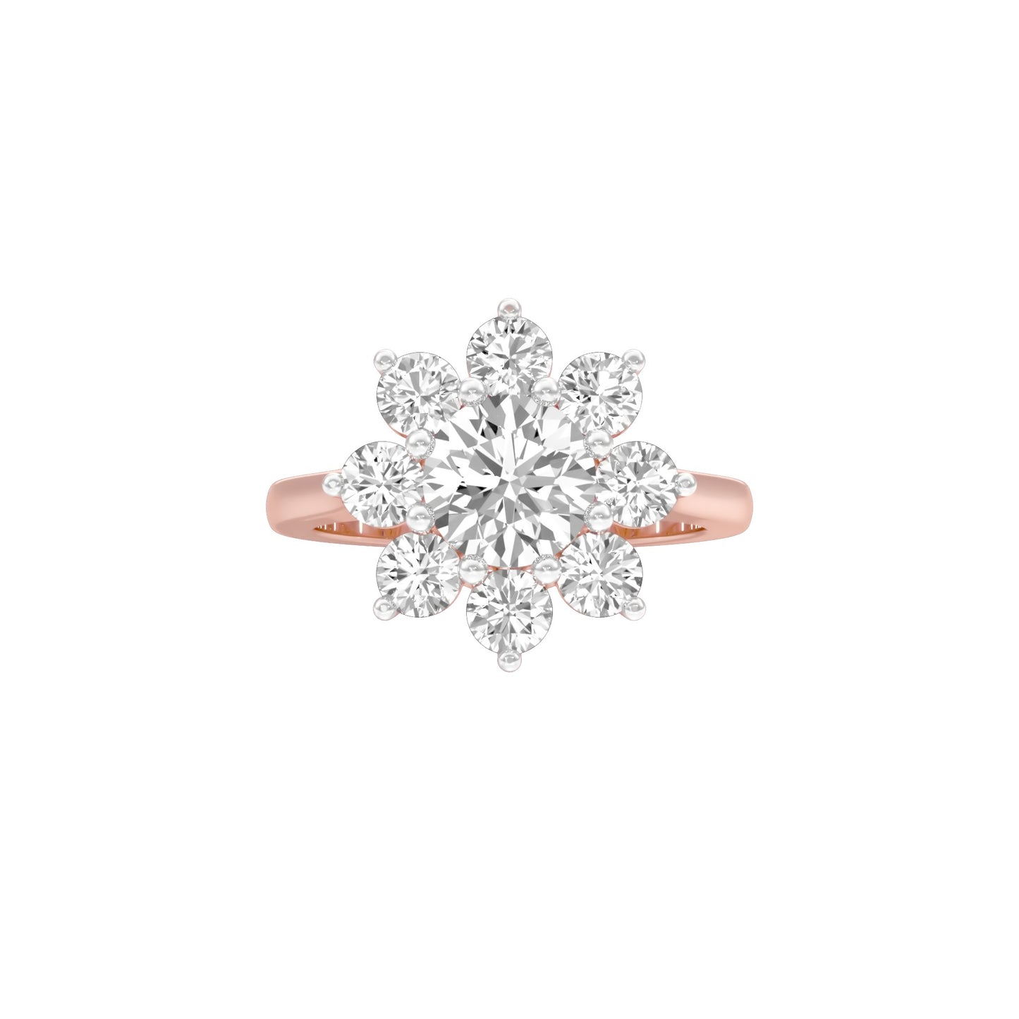 Can't Deny Diamond Engagement Ring 18 KT / Rose Gold / 22