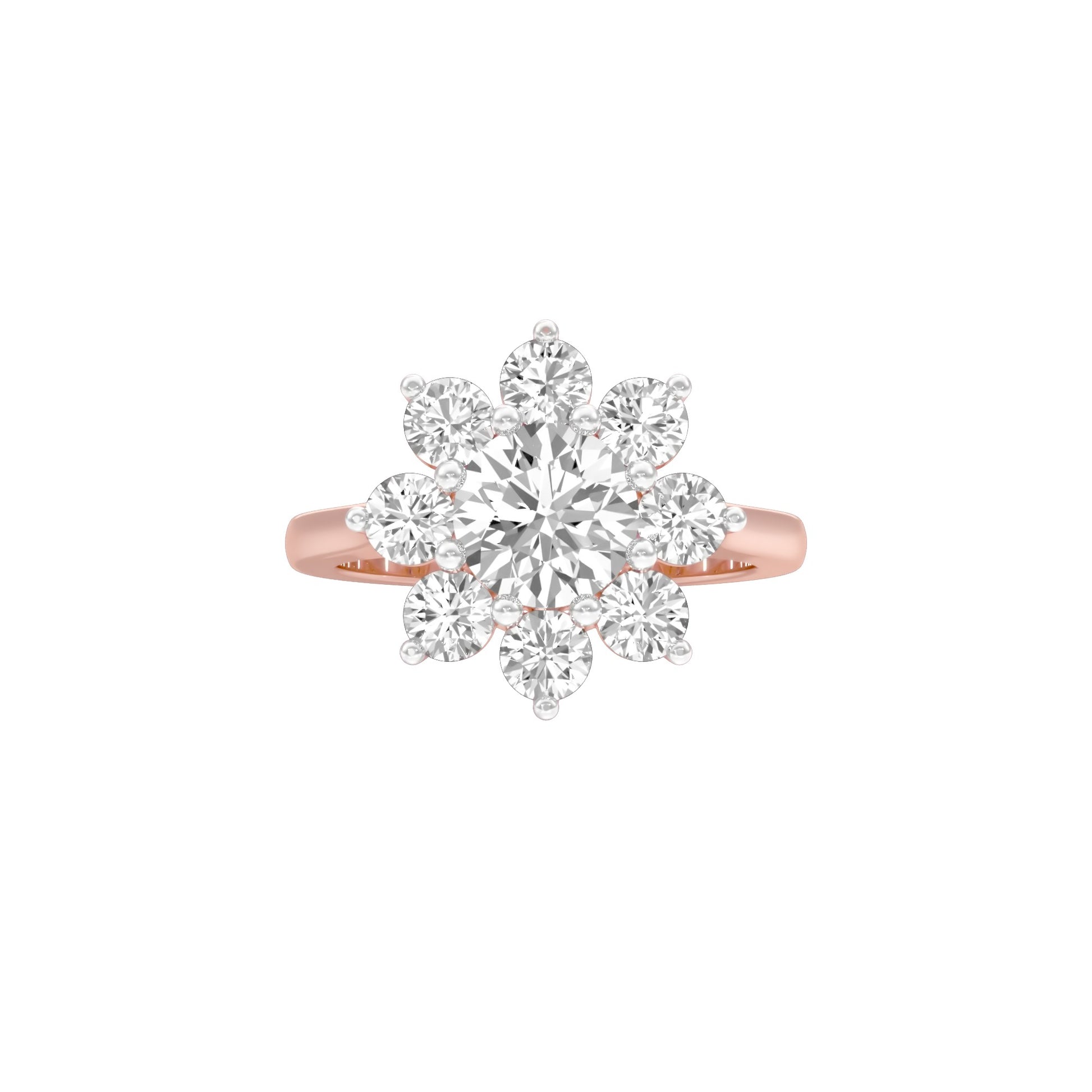 Can't Deny Diamond Engagement Ring 18 KT / Rose Gold / 22