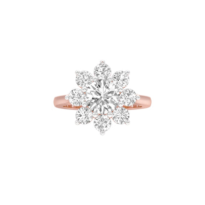 Can't Deny Diamond Engagement Ring 18 KT / Rose Gold / 22