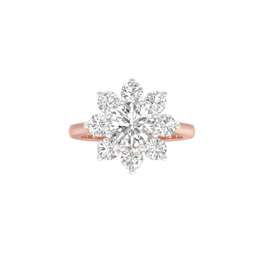 Can't Deny Diamond Engagement Ring 18 KT / Rose Gold / 22