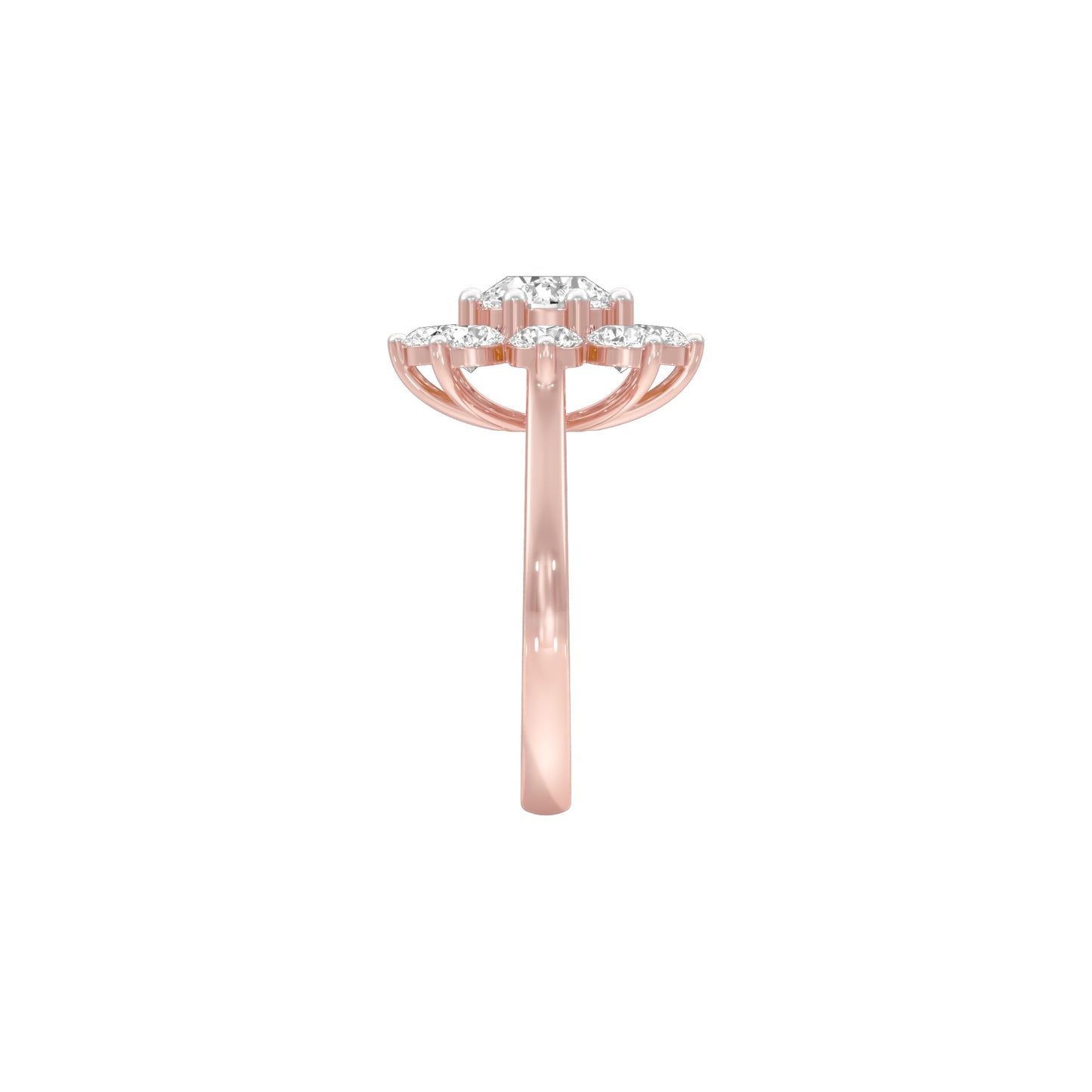 Can't Deny Diamond Engagement Ring 18 KT / Rose Gold / 22
