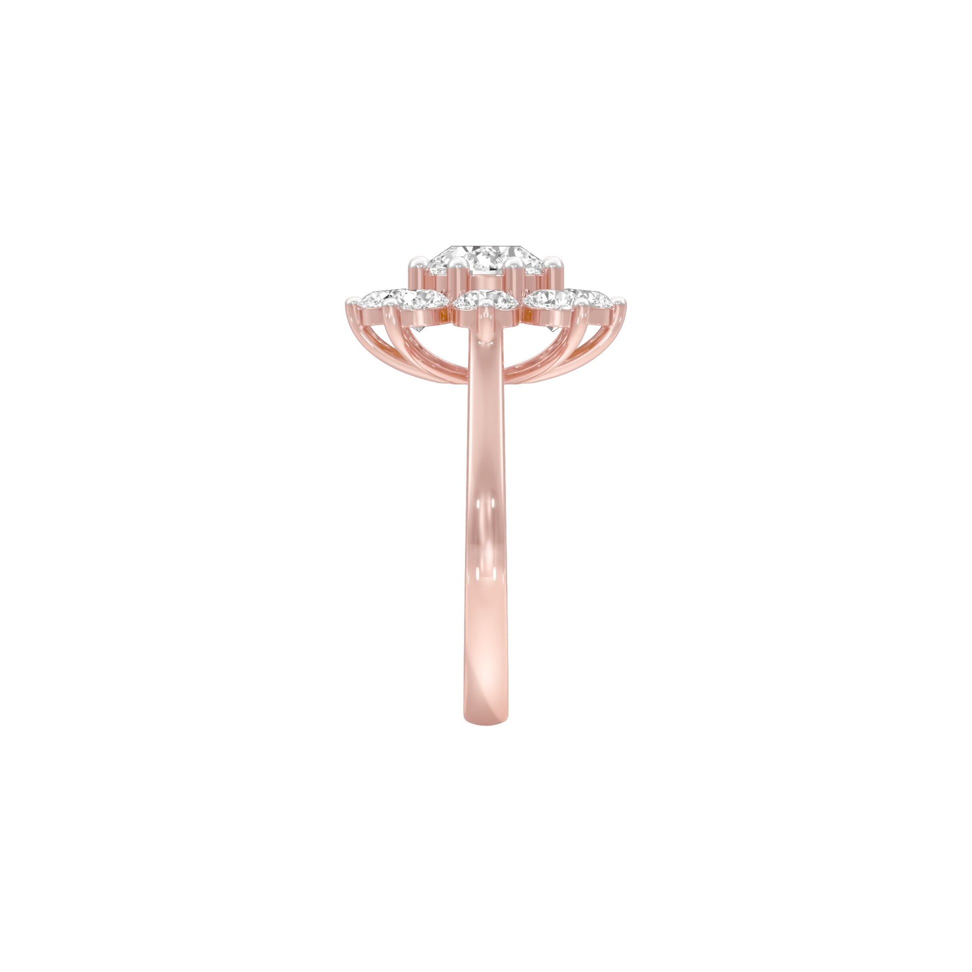 Can't Deny Diamond Engagement Ring 18 KT / Rose Gold / 22