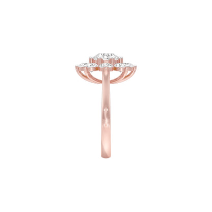 Can't Deny Diamond Engagement Ring 18 KT / Rose Gold / 22