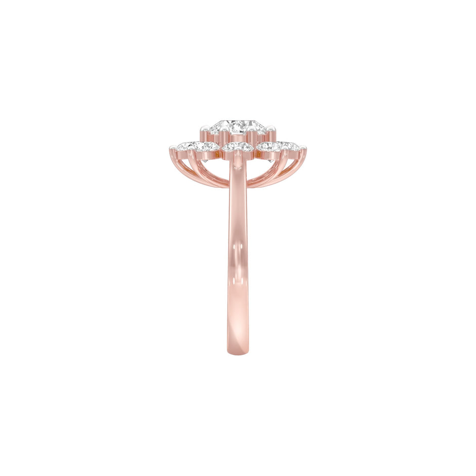 Can't Deny Diamond Engagement Ring 18 KT / Rose Gold / 22