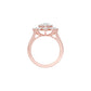 Can't Deny Diamond Engagement Ring 18 KT / Rose Gold / 22