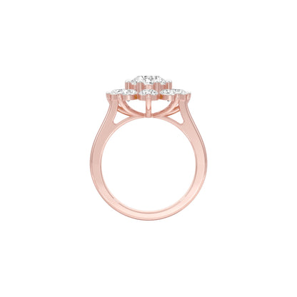 Can't Deny Diamond Engagement Ring 18 KT / Rose Gold / 22