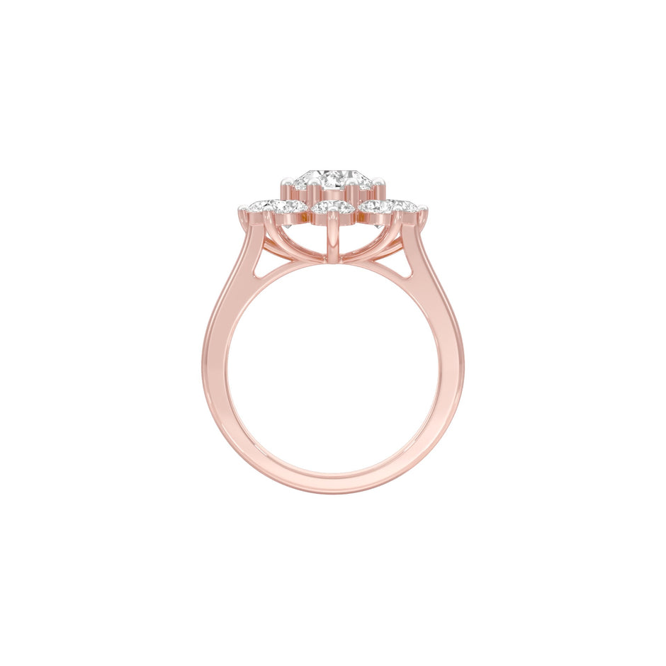 Can't Deny Diamond Engagement Ring 18 KT / Rose Gold / 22