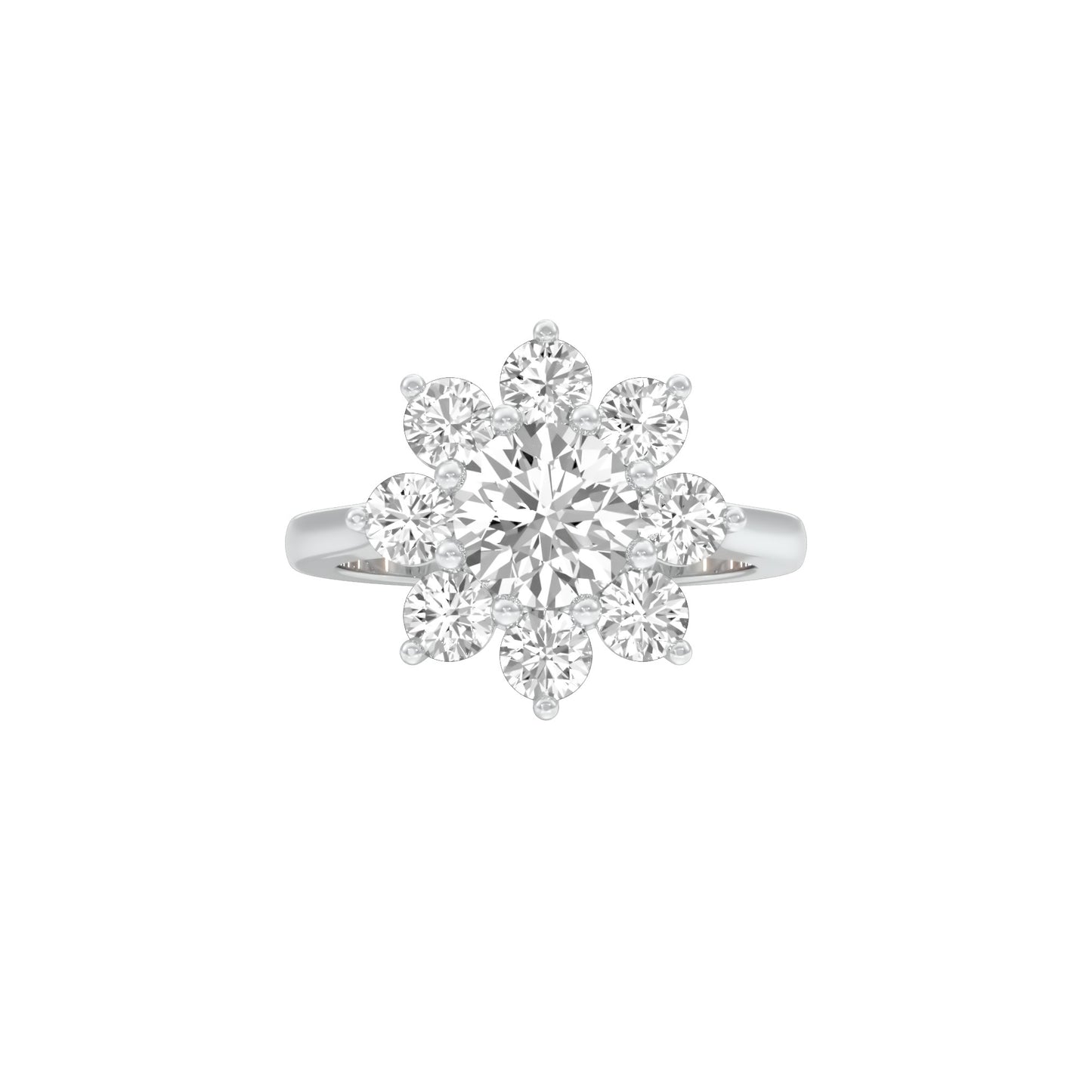 Can't Deny Diamond Engagement Ring 18 KT / White Gold / 22