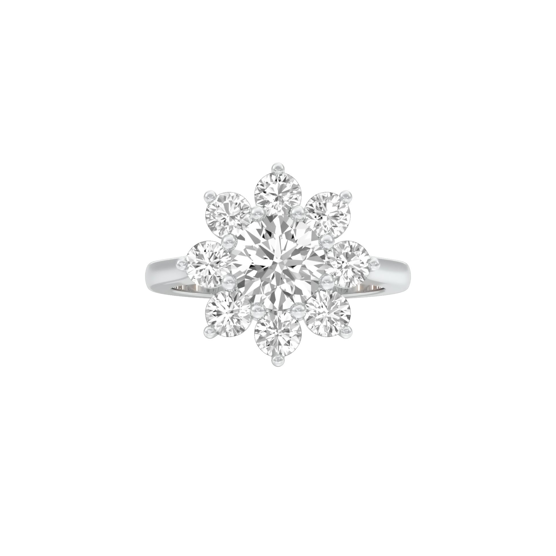 Can't Deny Diamond Engagement Ring 18 KT / White Gold / 22