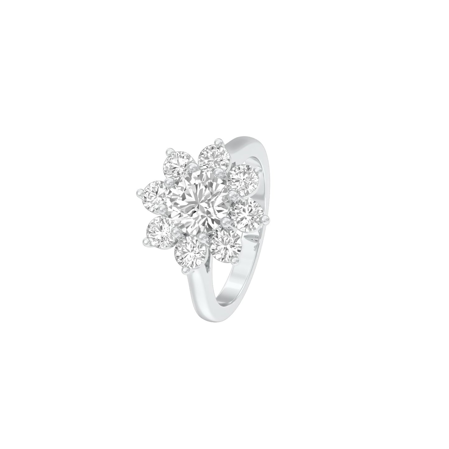 Can't Deny Diamond Engagement Ring 18 KT / White Gold / 22