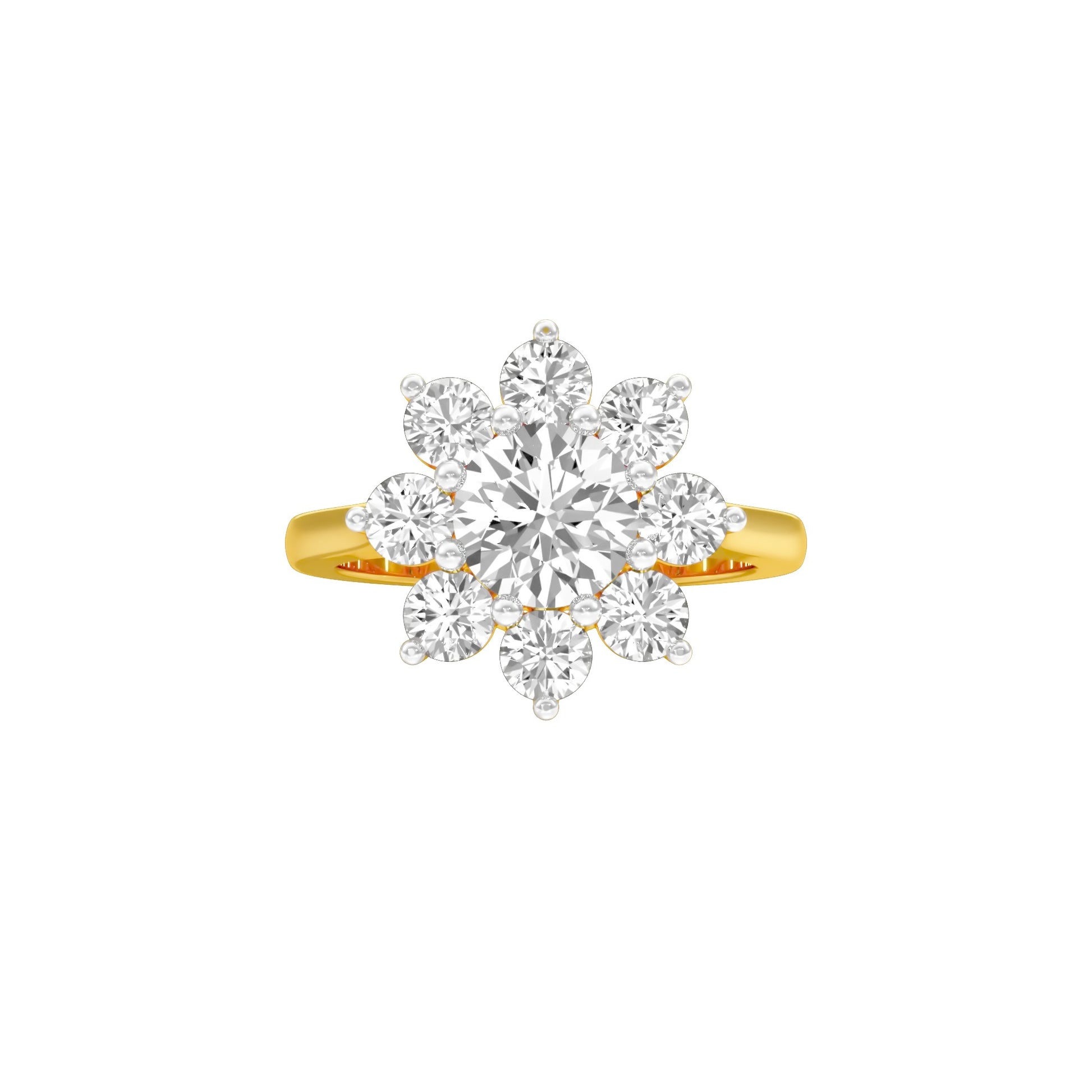 Can't Deny Diamond Engagement Ring 18 KT / Yellow Gold / 22