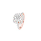 Matched Vibe Diamond Engagement Ring 18 KT / Rose Gold / 22