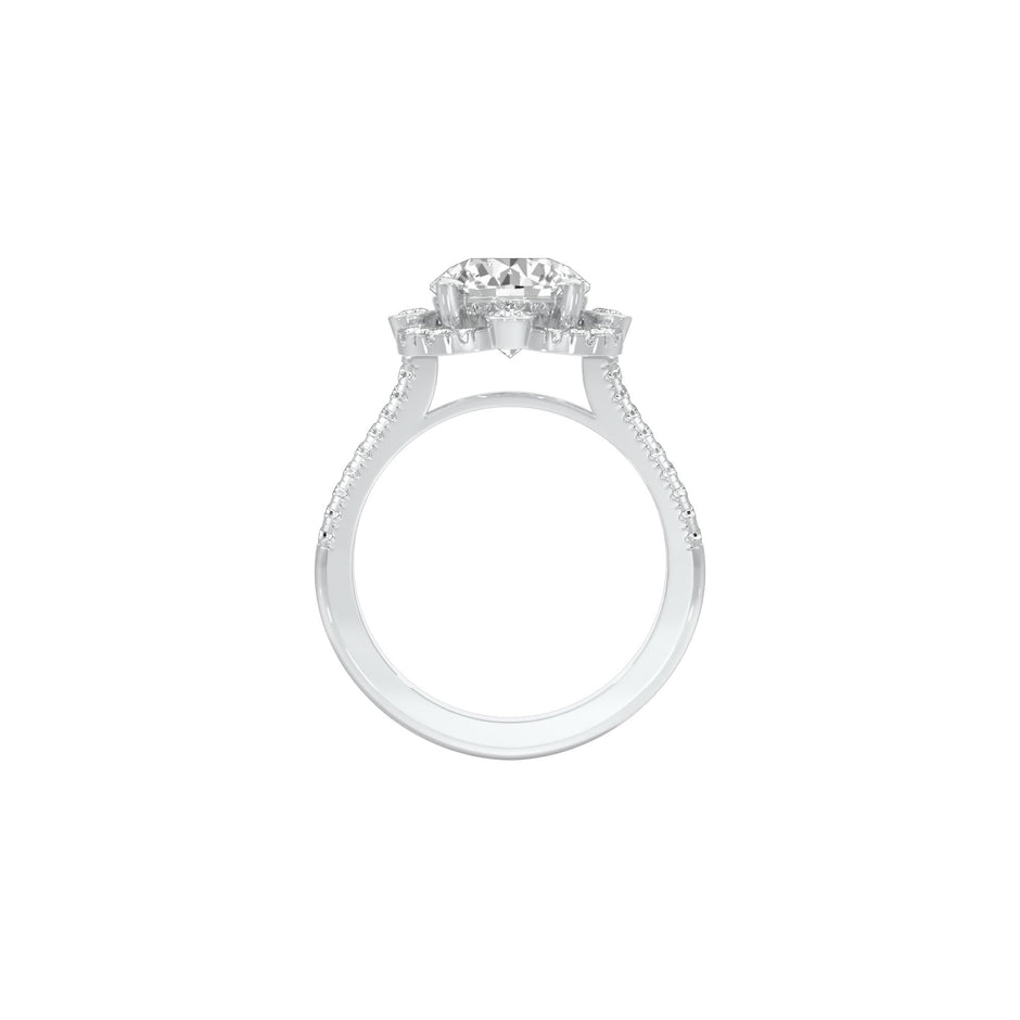 Matched Vibe Diamond Engagement Ring 18 KT / White Gold / 22