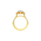Matched Vibe Diamond Engagement Ring 18 KT / Yellow Gold / 22