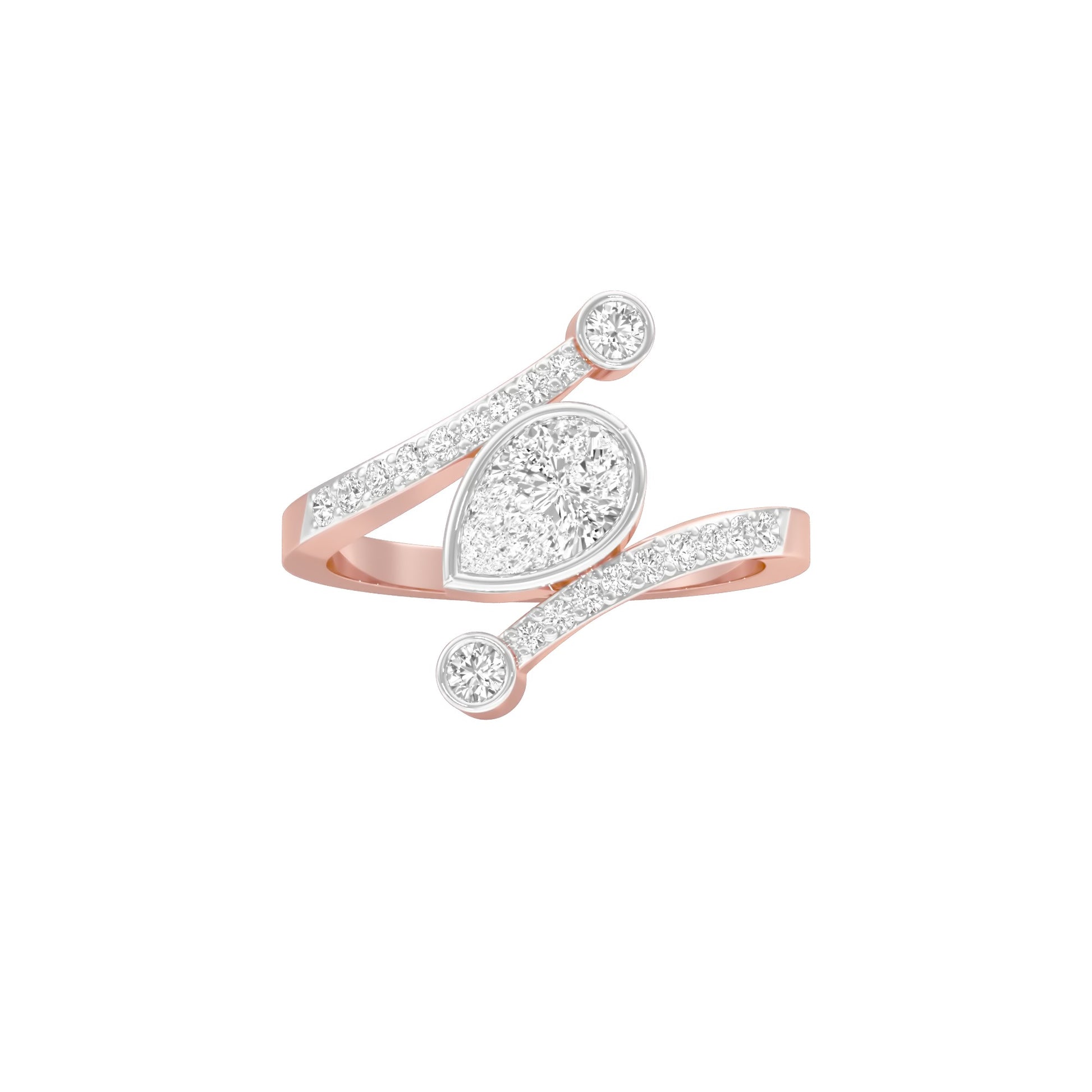 First One Diamond Engagement Ring 18 KT / Rose Gold / 22