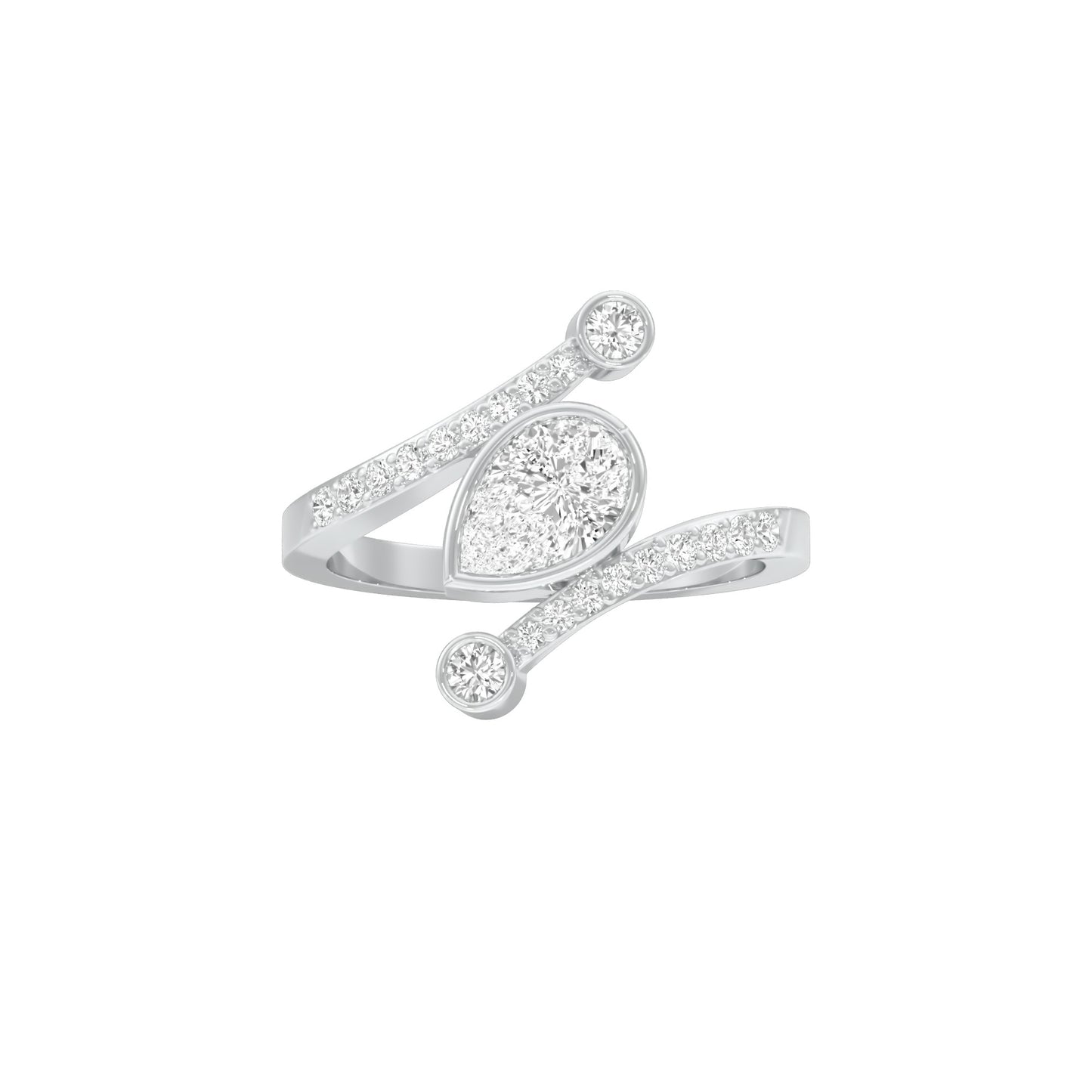 First One Diamond Engagement Ring 18 KT / White Gold / 22