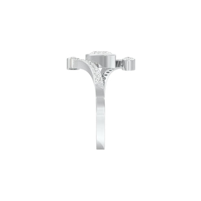 First One Diamond Engagement Ring 18 KT / White Gold / 22
