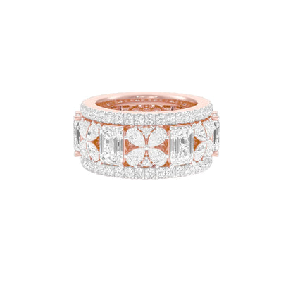 Camila Loop Diamond Band Ring 18 KT / Rose Gold / 18