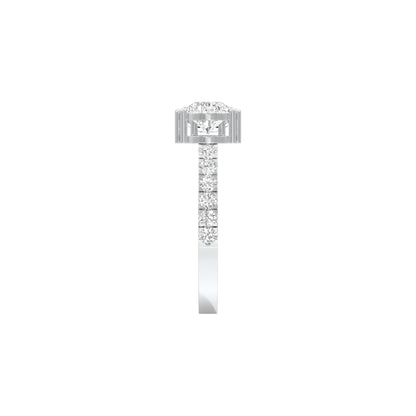Vows & Vibes Diamond Engagement Ring 18 KT / White Gold / 22