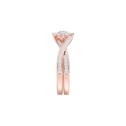 Heart's Champion Diamond Engagement Ring 18 KT / Rose Gold / 22