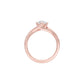 Heart's Champion Diamond Engagement Ring 18 KT / Rose Gold / 22