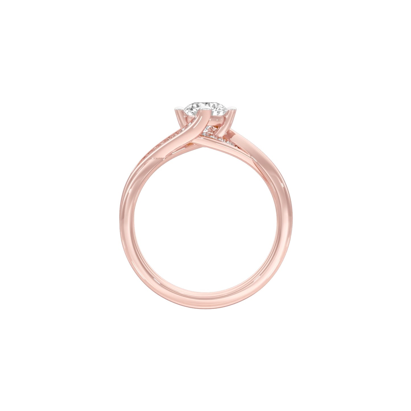 Heart's Champion Diamond Engagement Ring 18 KT / Rose Gold / 22